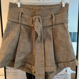 SEA NEW YORK High Waisted Belted Shorts